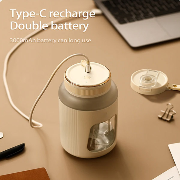 مخلوط کن و شیکر شارژی CEOOL 600ml مدل GC-Z07