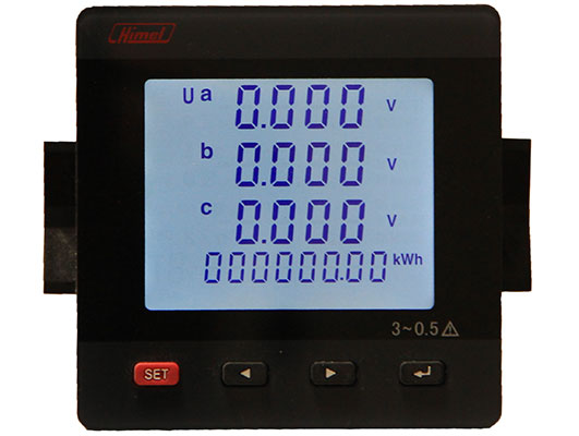پاور متر آنالیز با نمایشگر LCD (۹۶×۹۶) (RS۴۸۵) (۶۰۰V۵A)