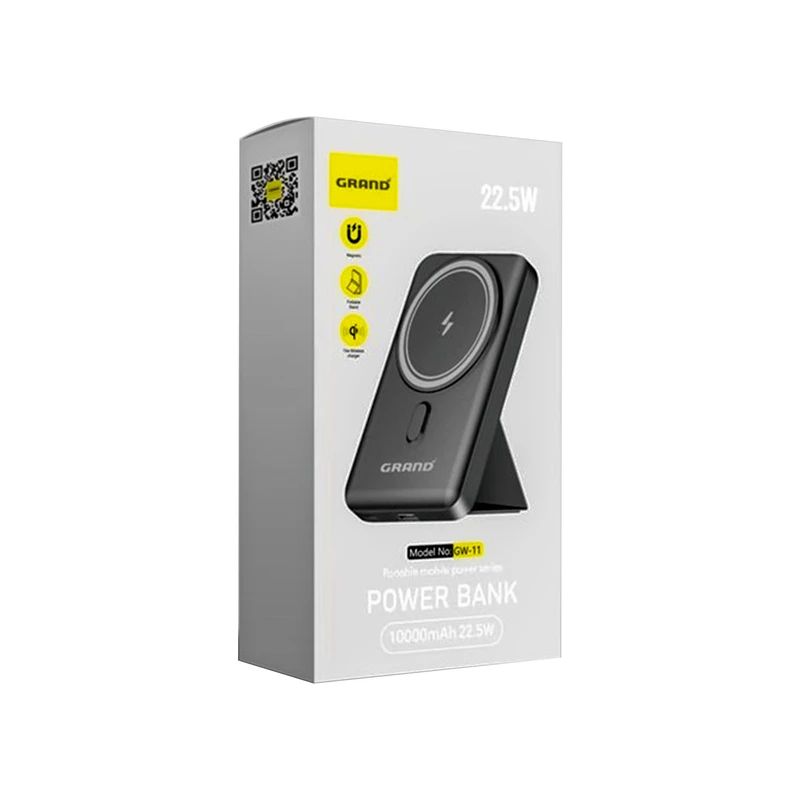 پاوربانک گرند مدل GW-11 ظرفیت 10000 میلی آمپر ساعت